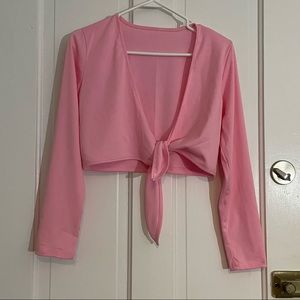 Pink Wrap Top
